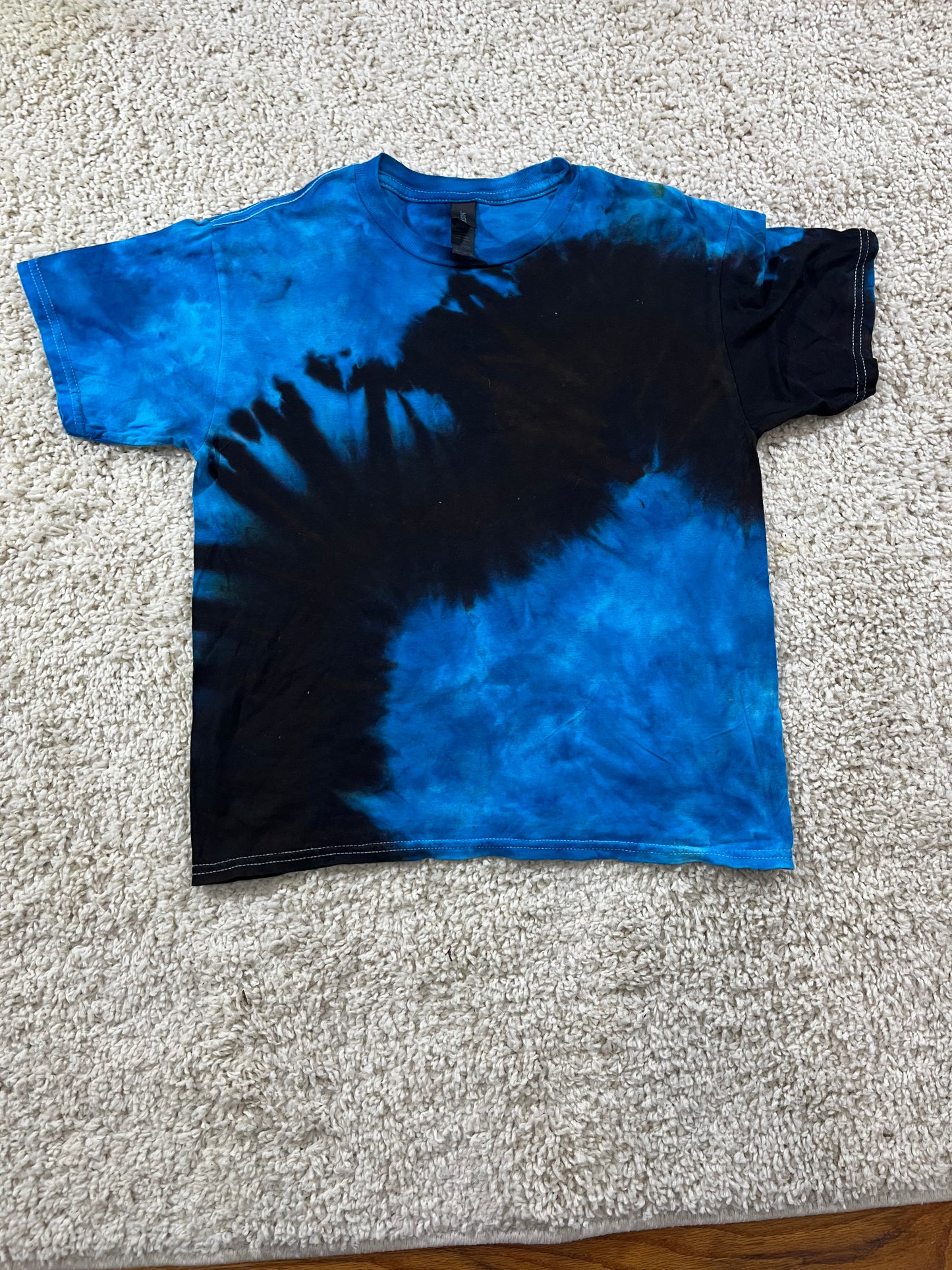 blue and black