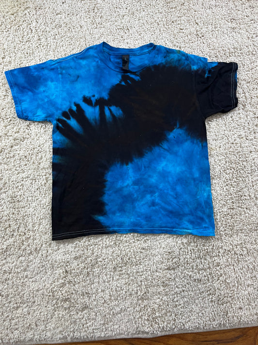 blue and black