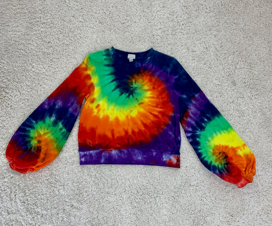 Rainbow bell-sleeved Sweatshirt