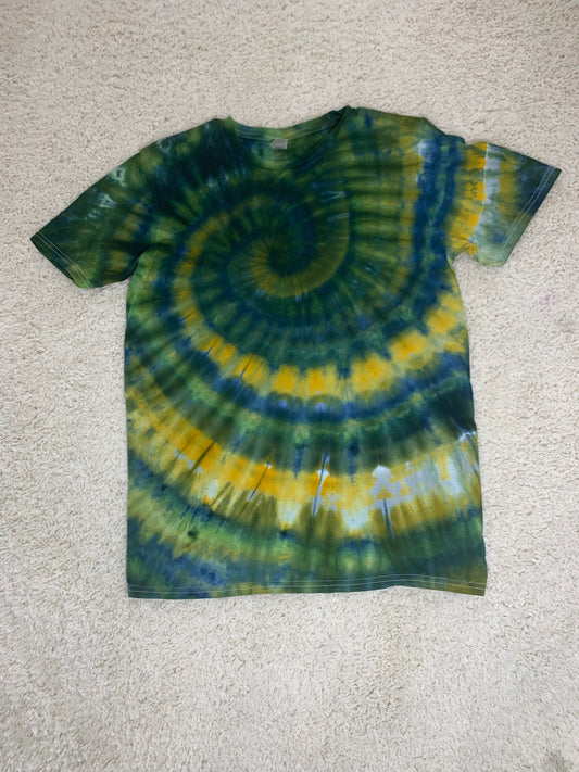 Green/yellow/blue spiral