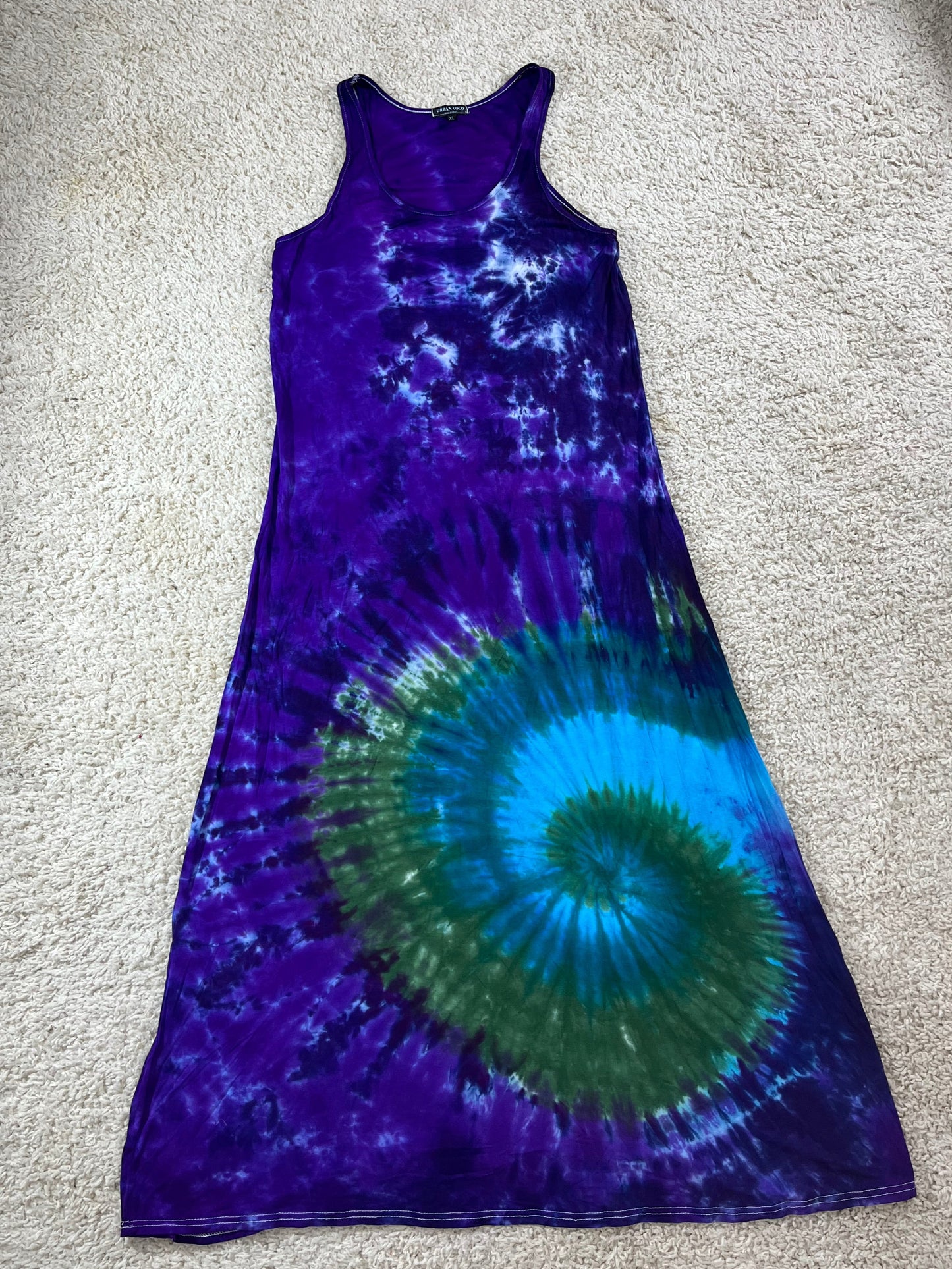 Purple Spiral Dress