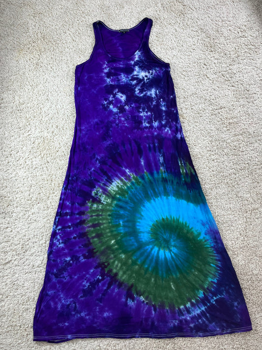 Purple Spiral Dress