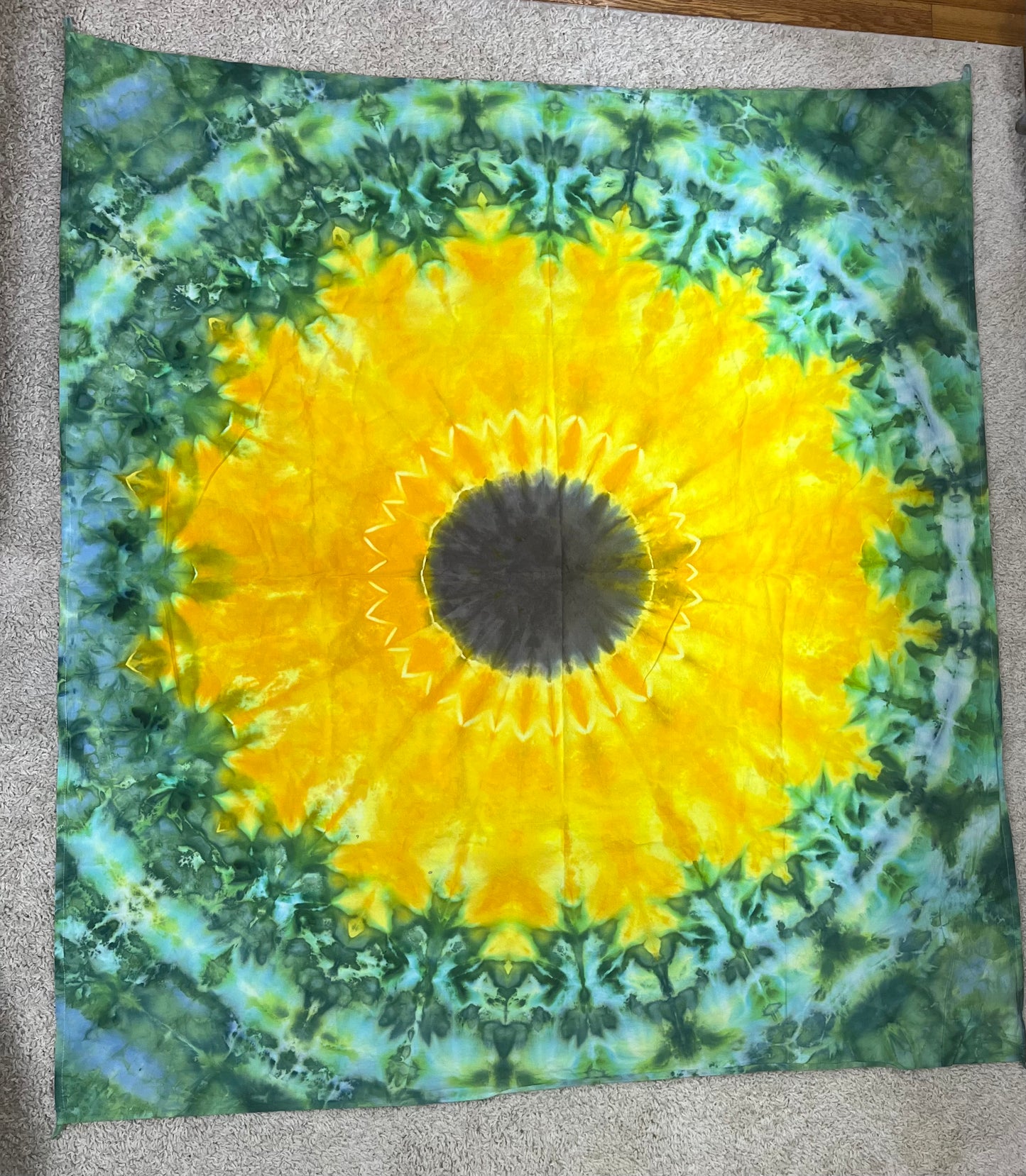 Tapestry 58” X 58” Sunflower